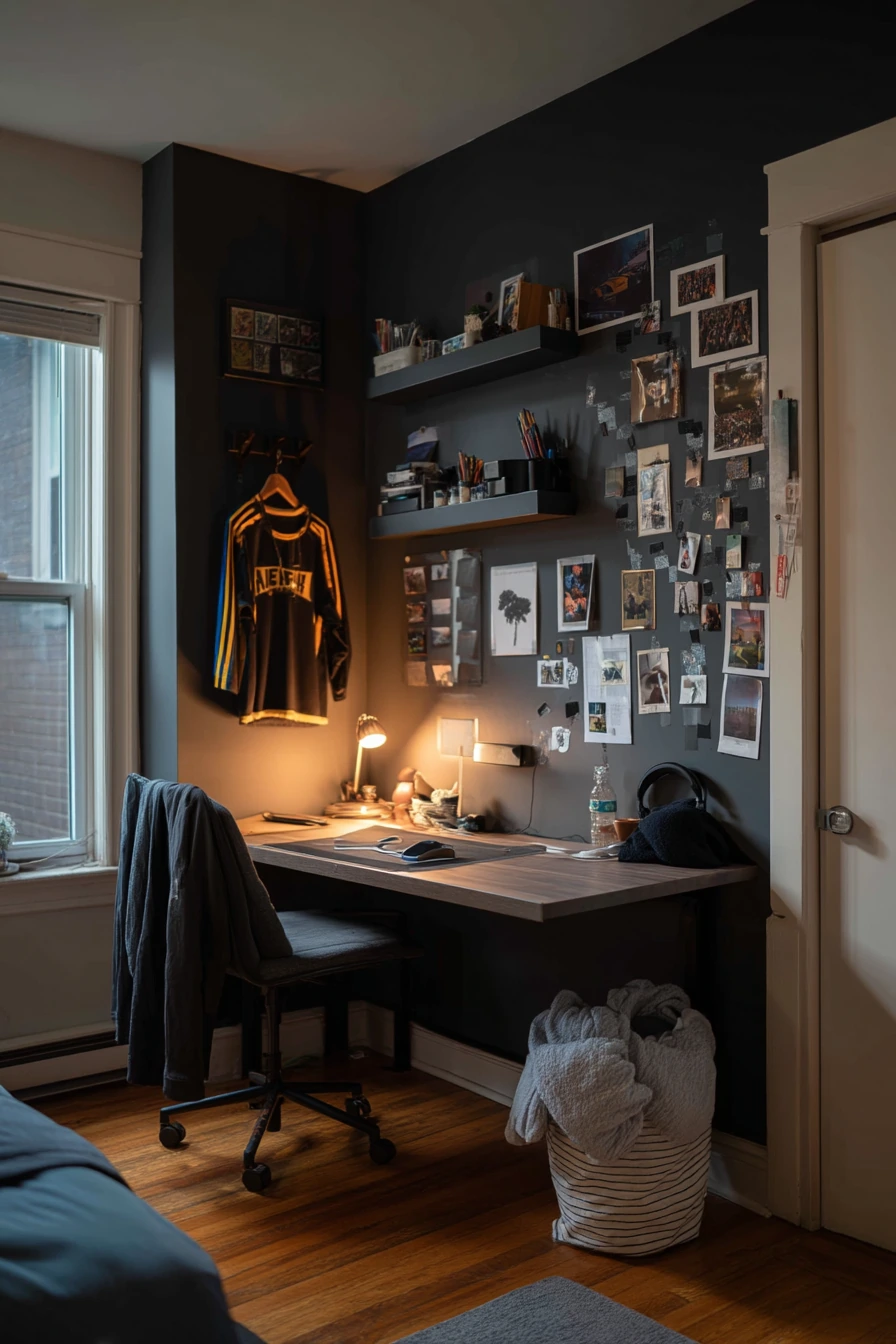 Teen Bedroom Accent Wall with Personality