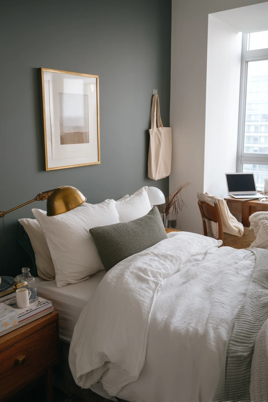 Renter-Friendly Removable Molding Accent Wall