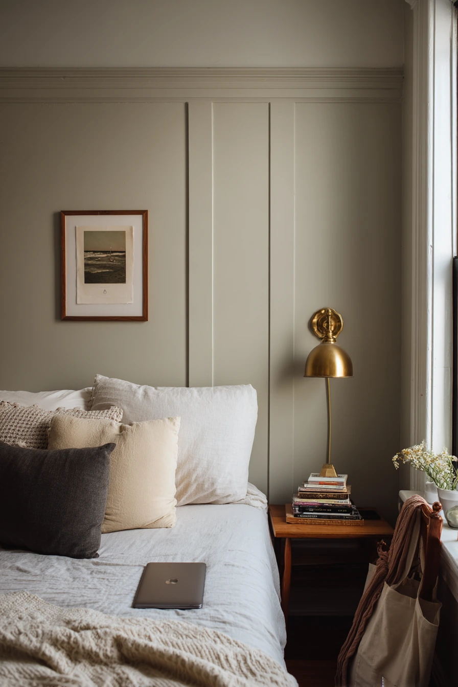 Renter-Friendly Removable Molding Accent Wall