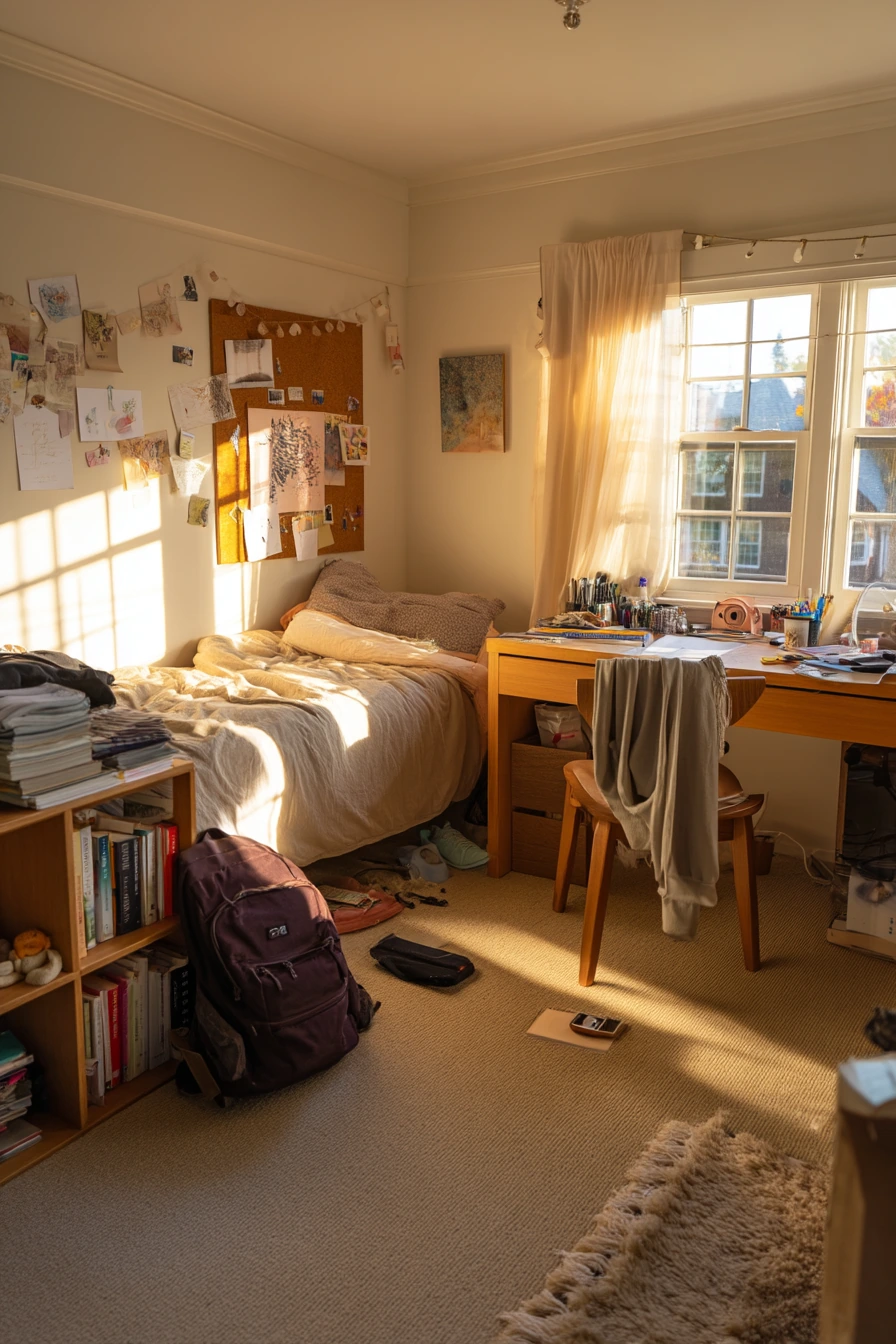 Teen Bedroom with Study Corner