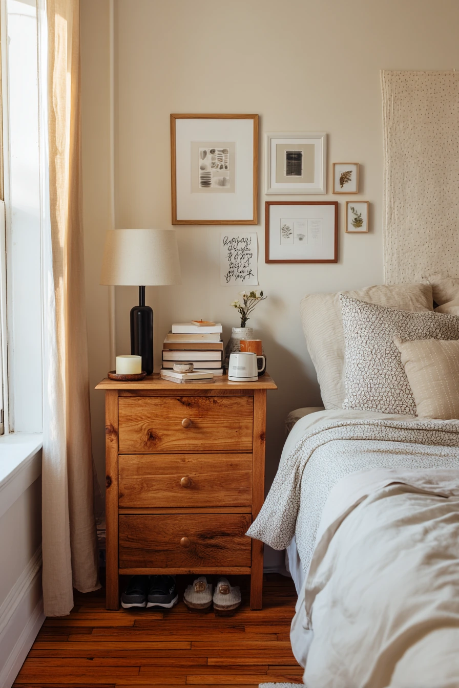 Renter-Friendly Bedroom with Peel-and-Stick Charm