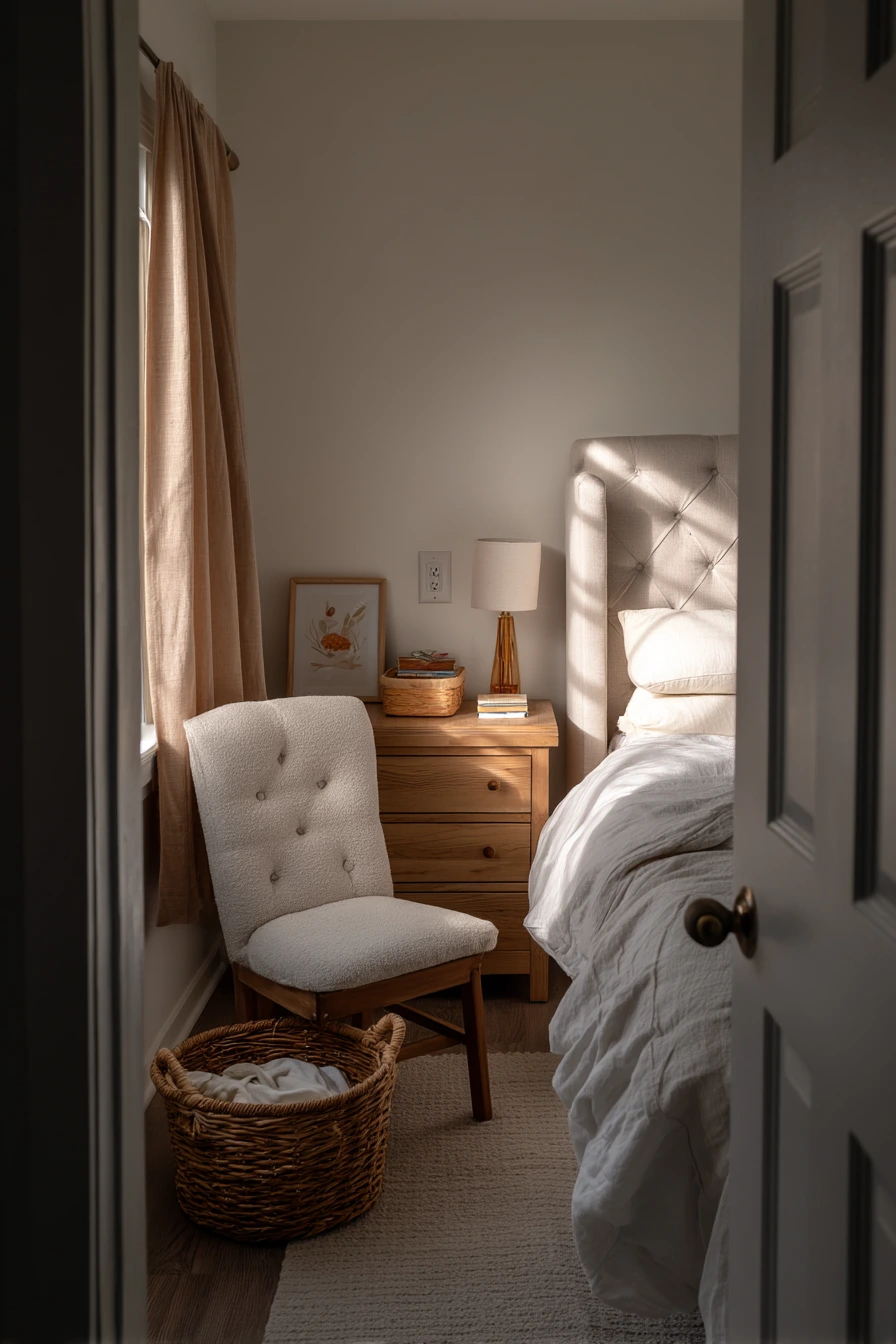 Cozy Bedroom for a New Parent