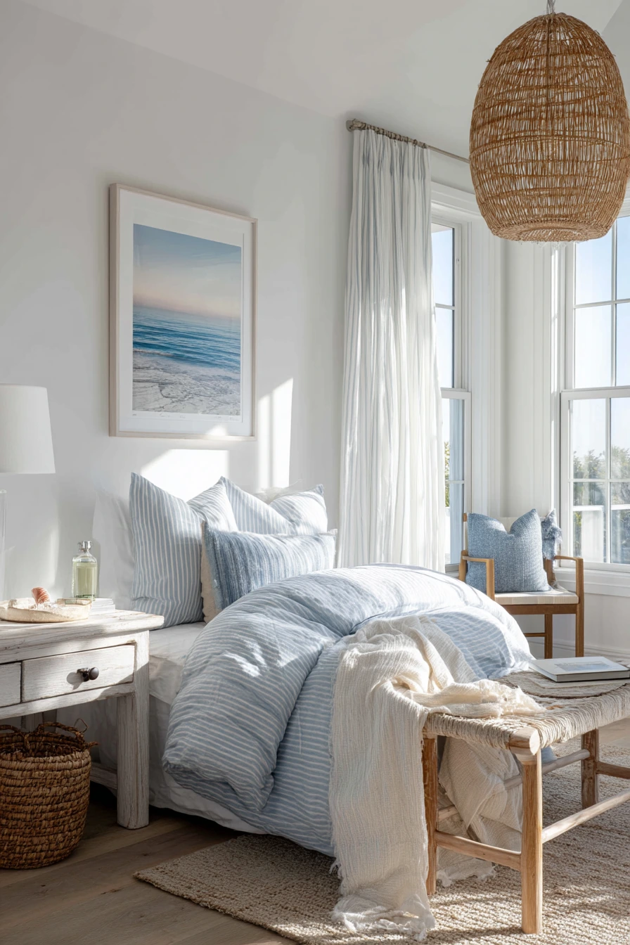 Breezy Coastal Bedroom with Everyday Life
