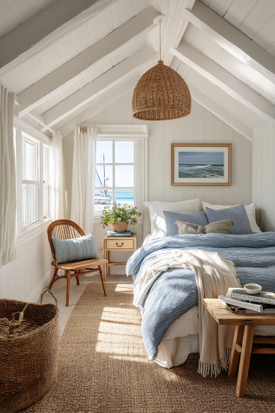 Breezy Coastal Bedroom with Everyday Life