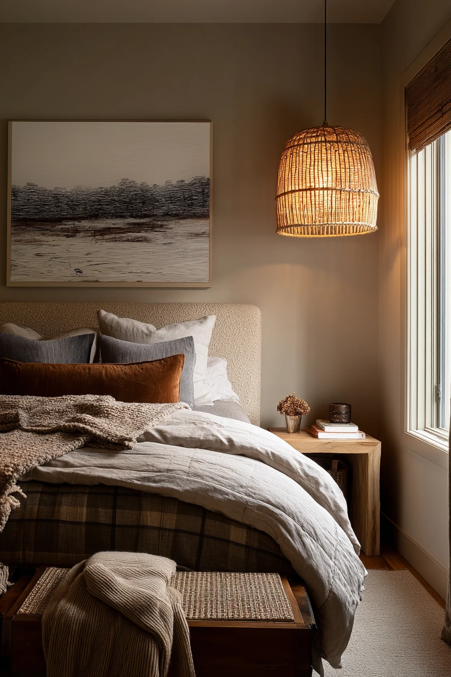 Minimal Warm Neutrals with Soft Texture