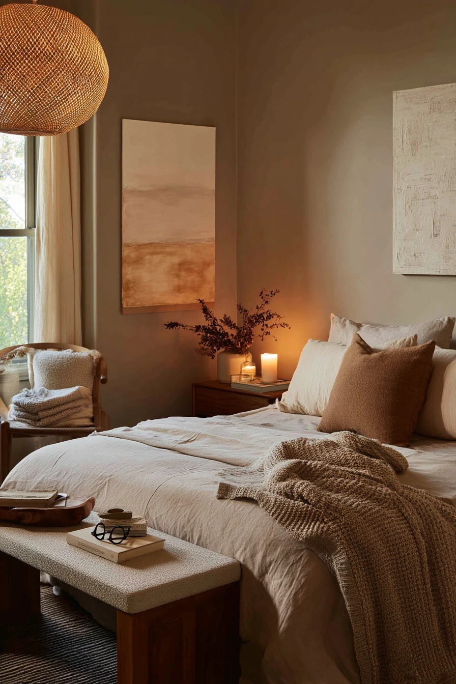 Minimal Warm Neutrals with Soft Texture