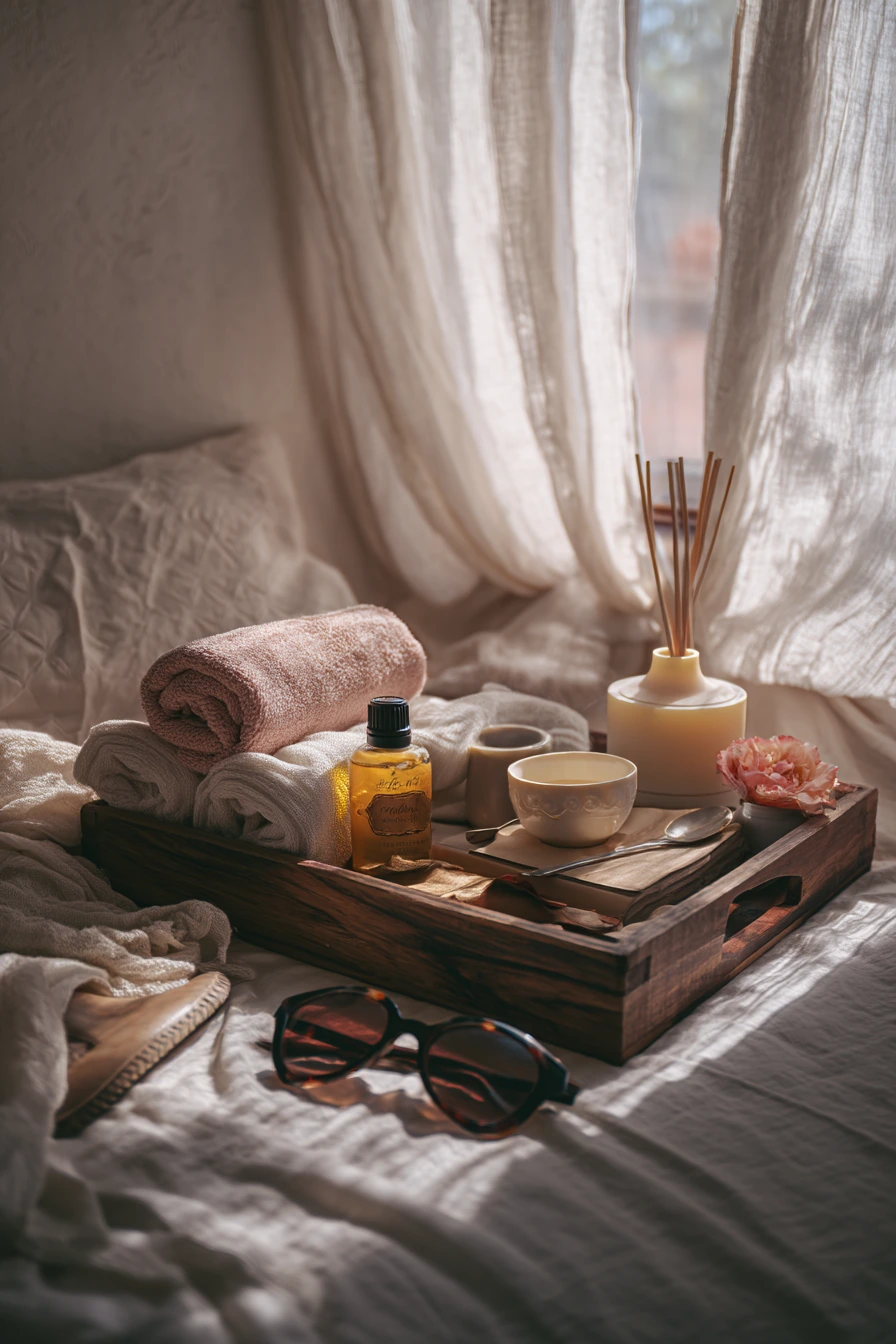 Weekend Self-Care Tray