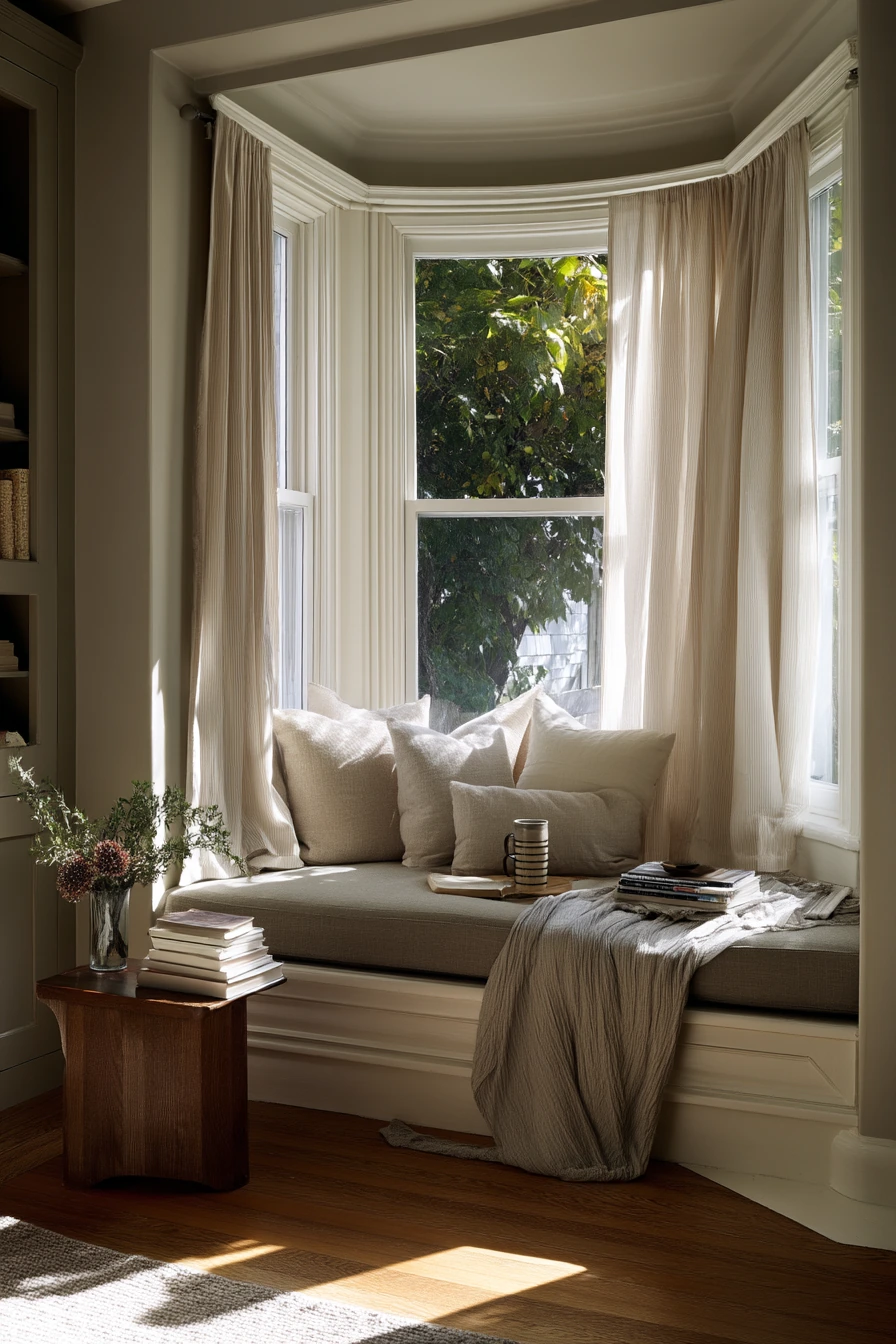 bedroom bay window ideas
