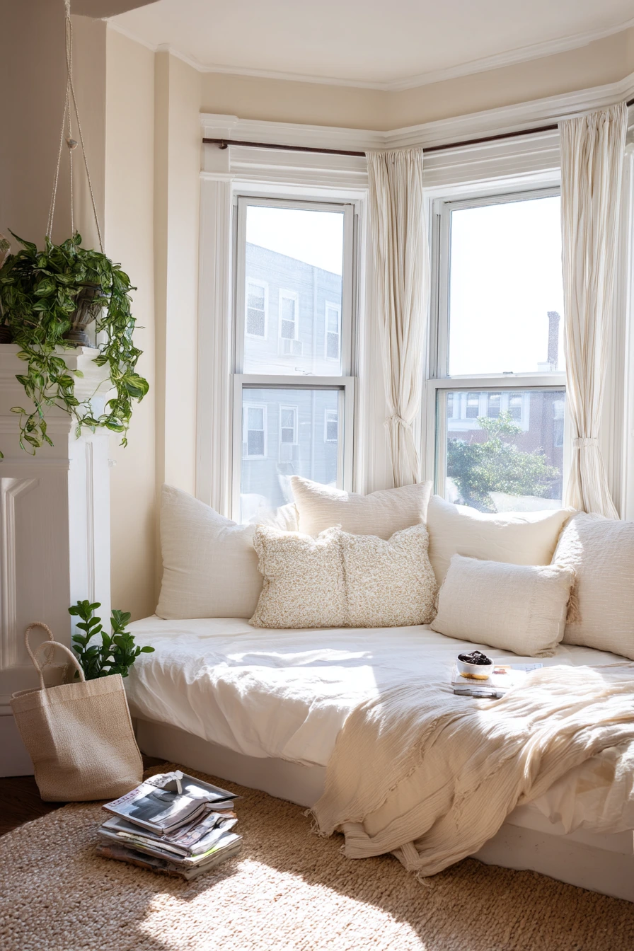 Renter-Friendly Bay Window Styling