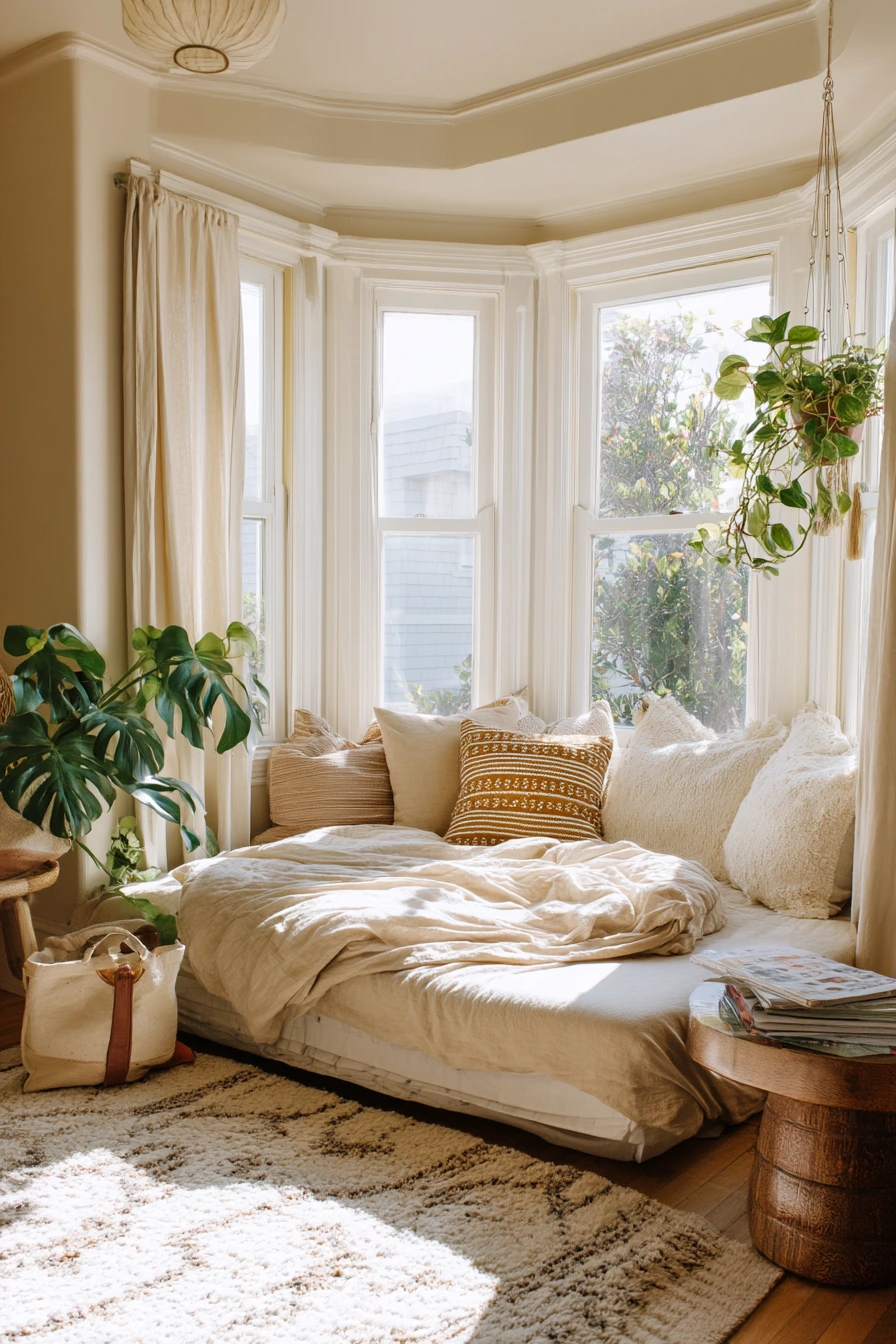 Renter-Friendly Bay Window Styling