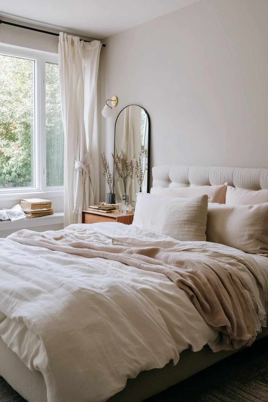 Fresh Bedding Refresh for a Primary Bedroom