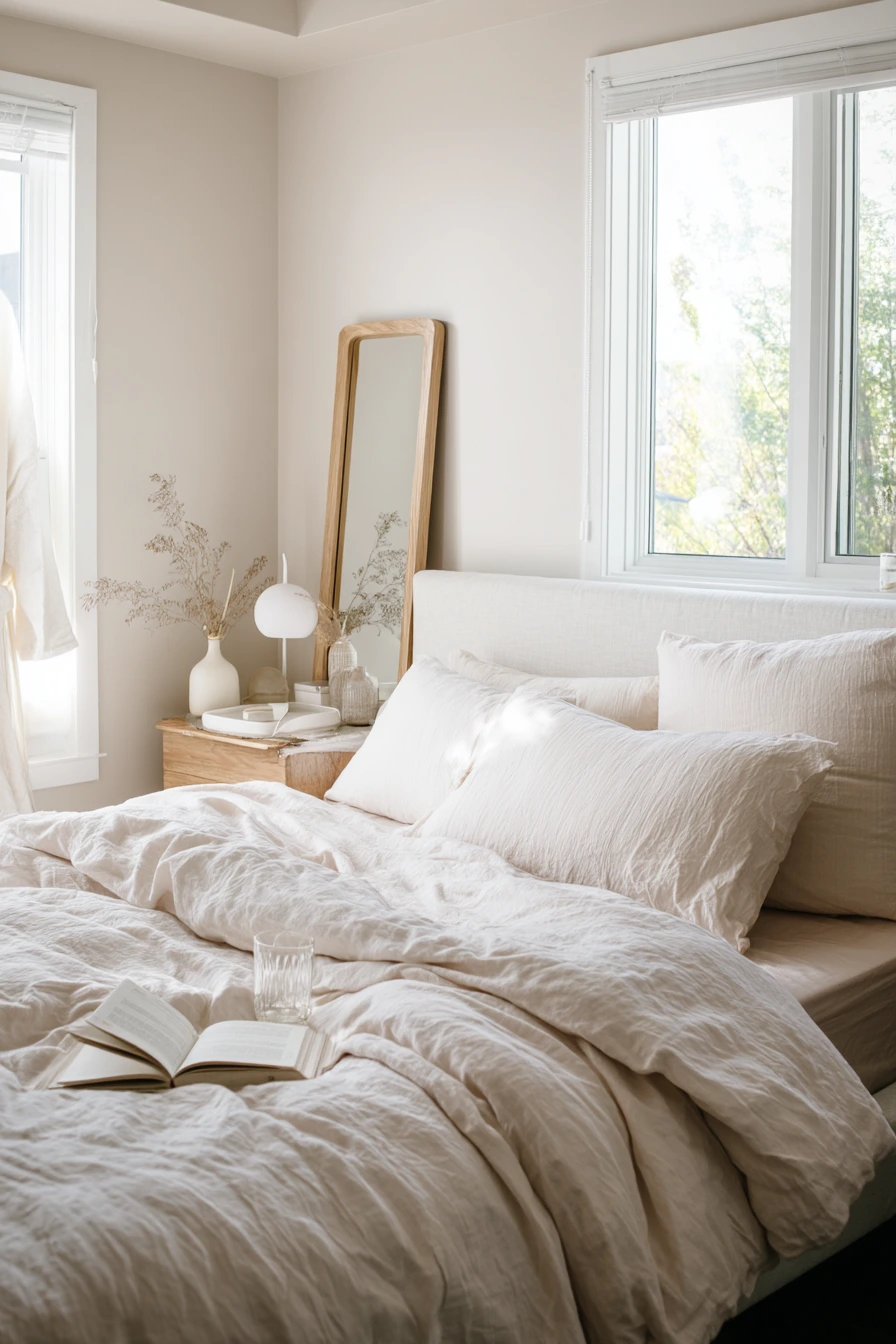 Fresh Bedding Refresh for a Primary Bedroom