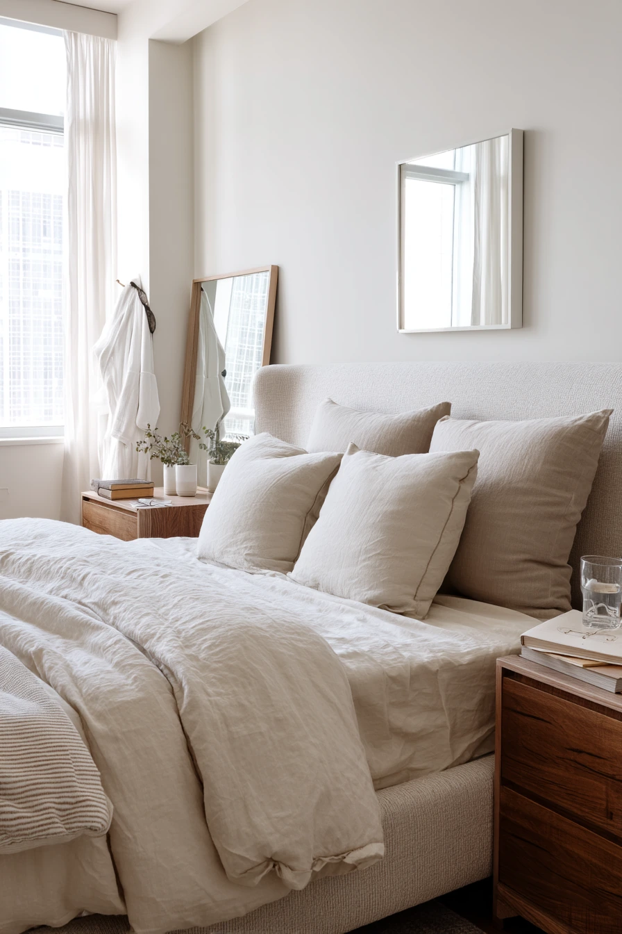 Fresh Bedding Refresh for a Primary Bedroom
