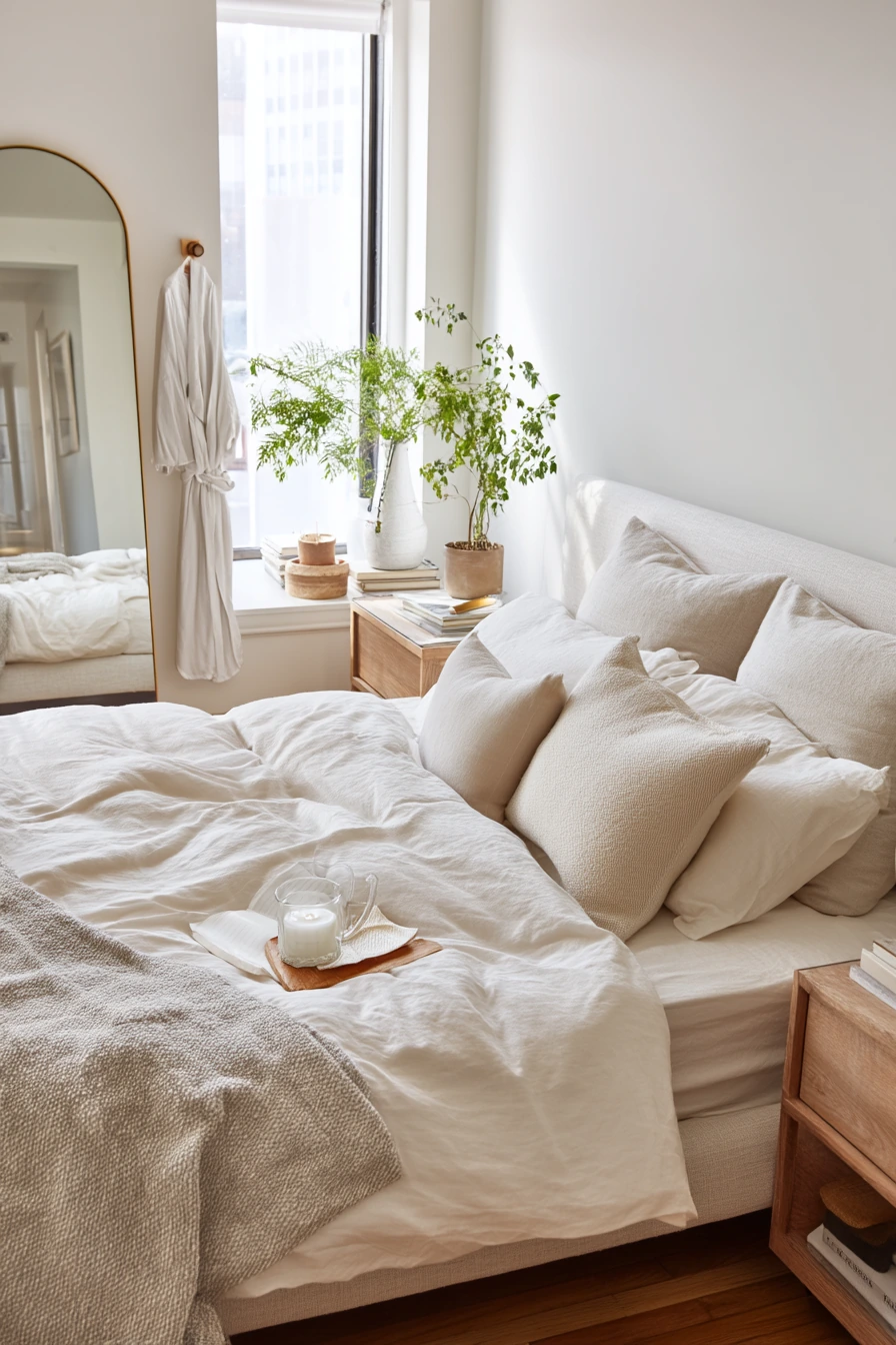 Fresh Bedding Refresh for a Primary Bedroom
