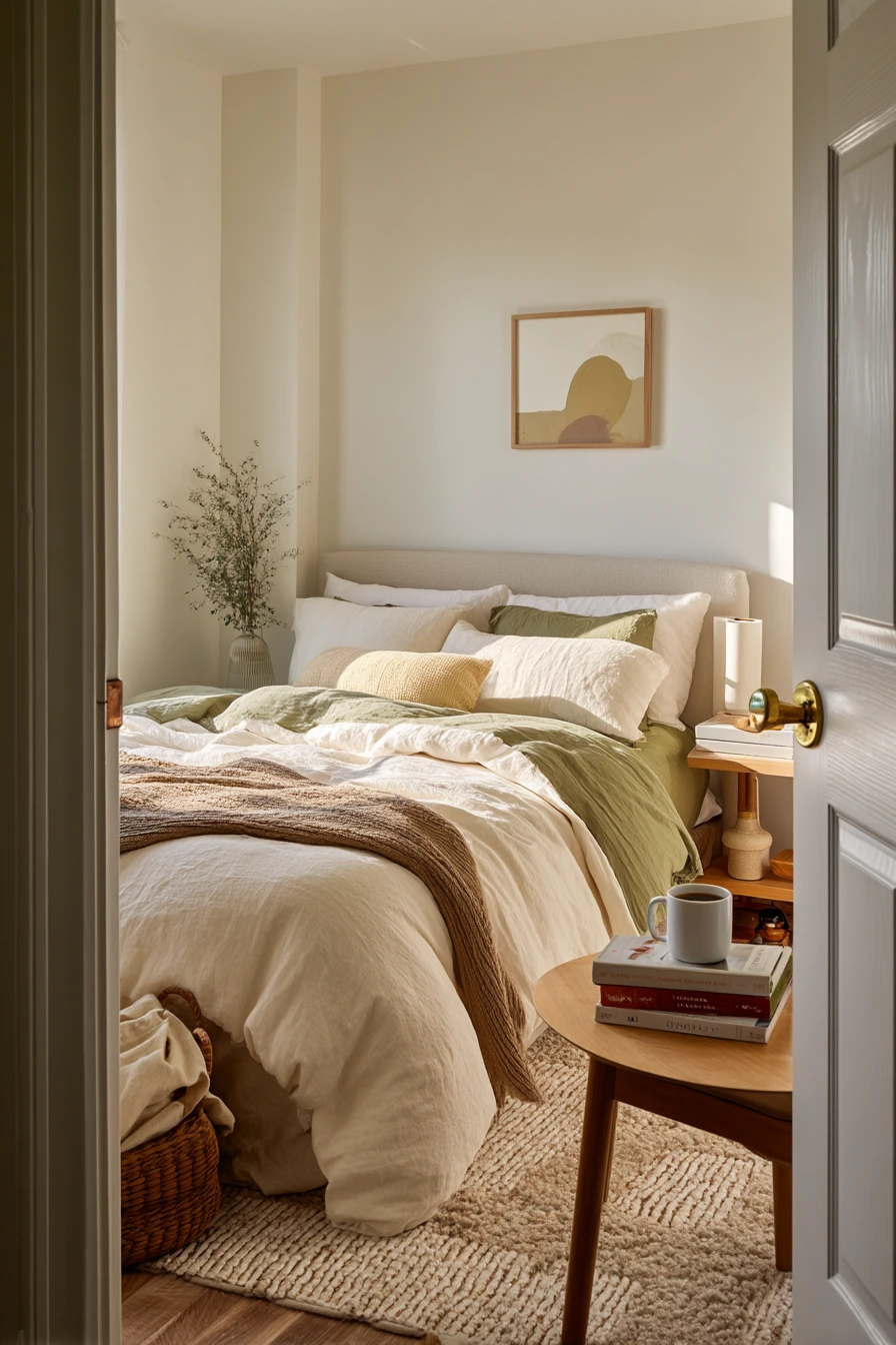 Soft Linen Layers for a Rental Bedroom