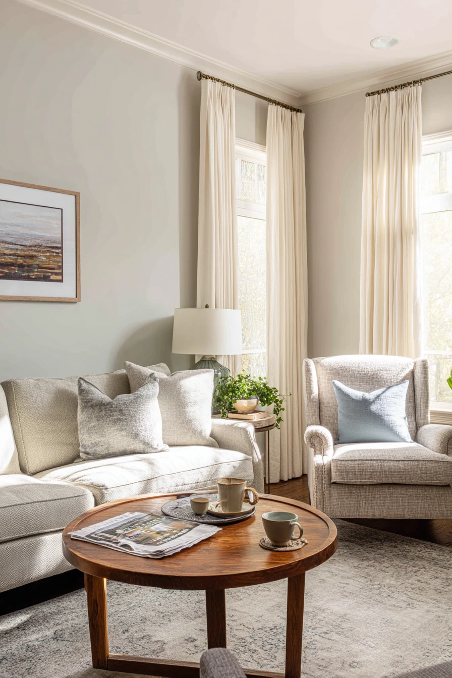 Empty-Nest Living Room Refresh, Before and After