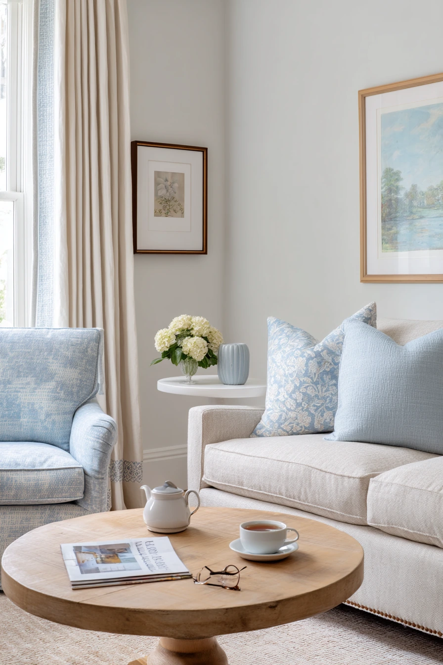 Empty-Nest Living Room Refresh, Before and After