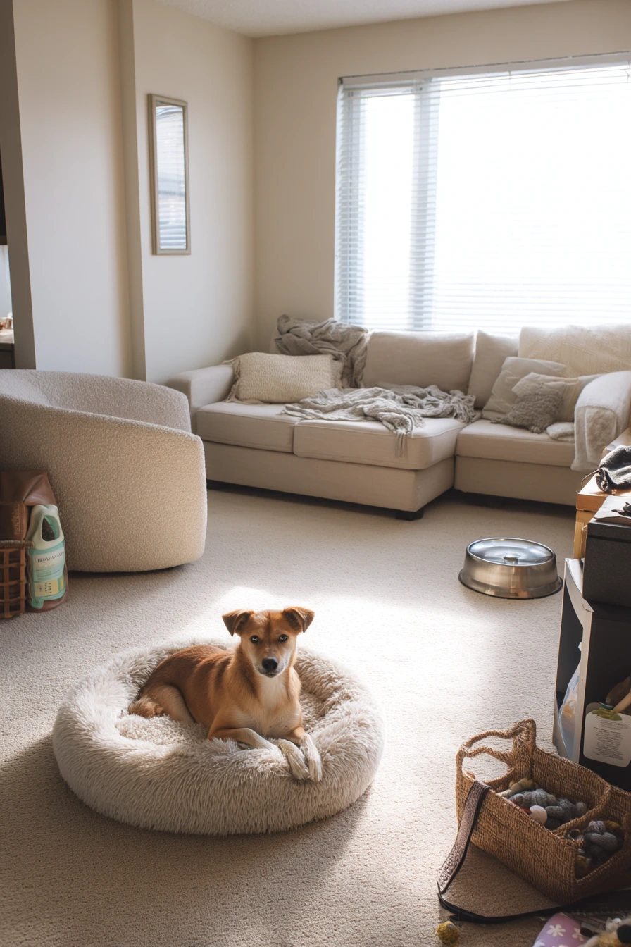 Pet-Friendly Living Room Upgrade, Before and After