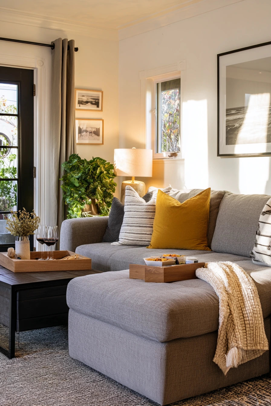 Better Layout for Entertaining, Before and After
