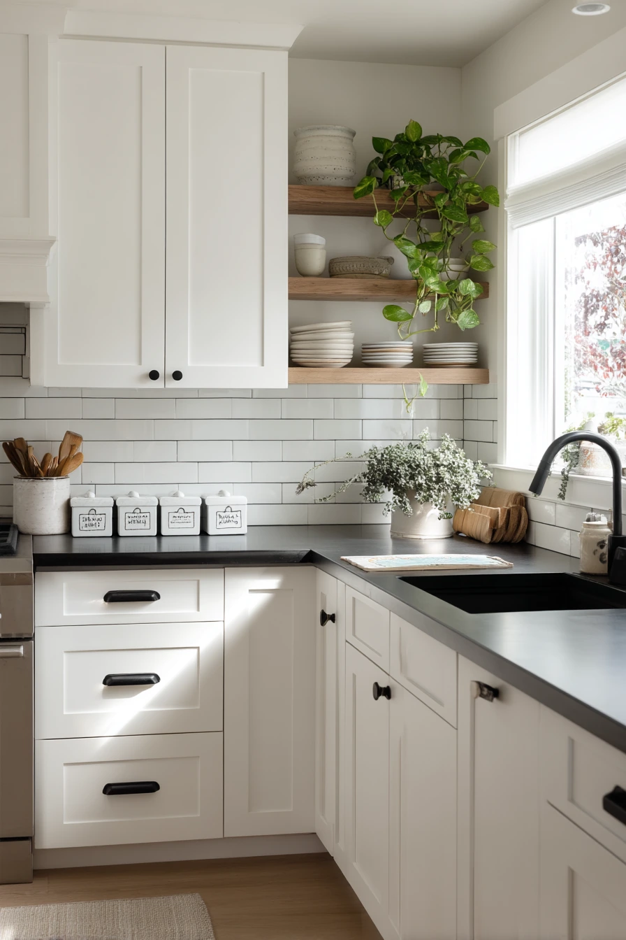 black and white kitchen ideas