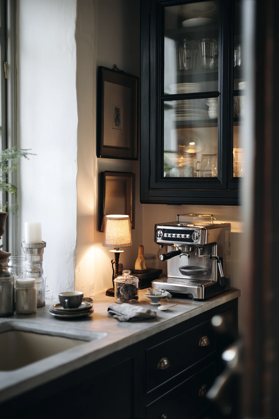 Moody Morning Coffee Corner