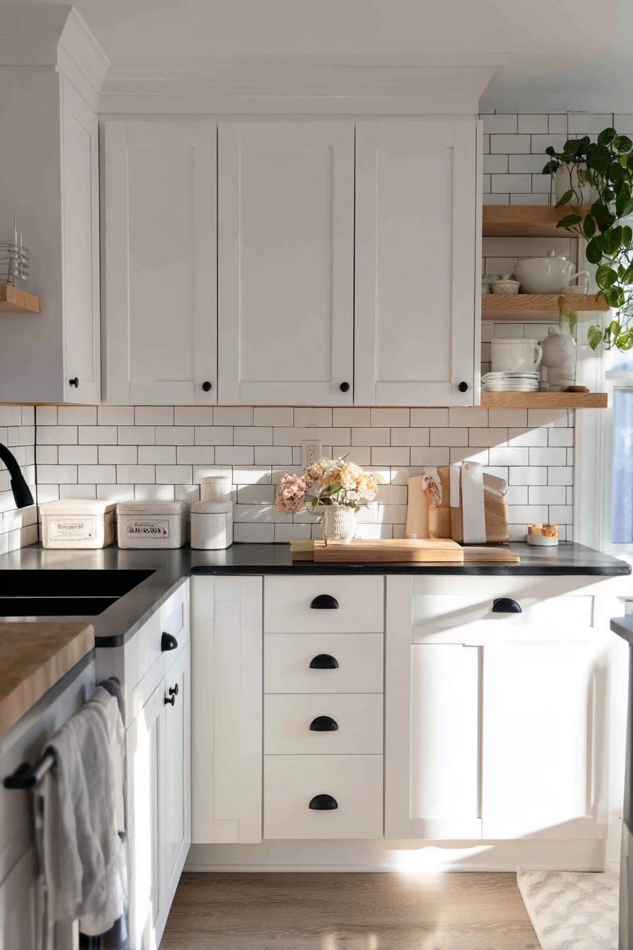 Soft Modern Family Kitchen