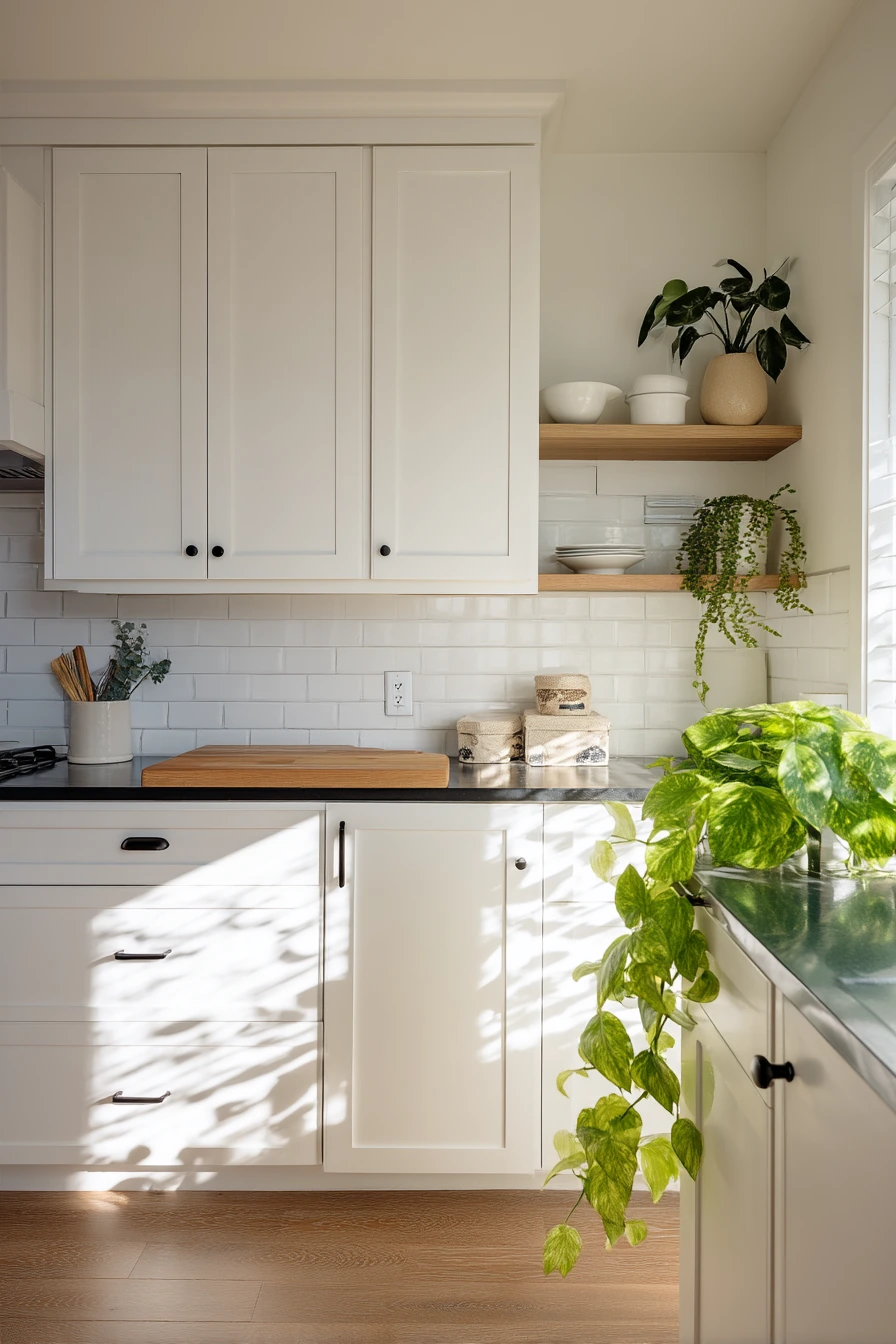 Soft Modern Family Kitchen