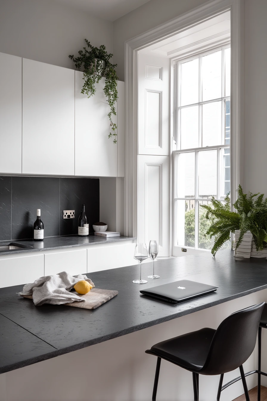 Minimal Prep Kitchen for Two