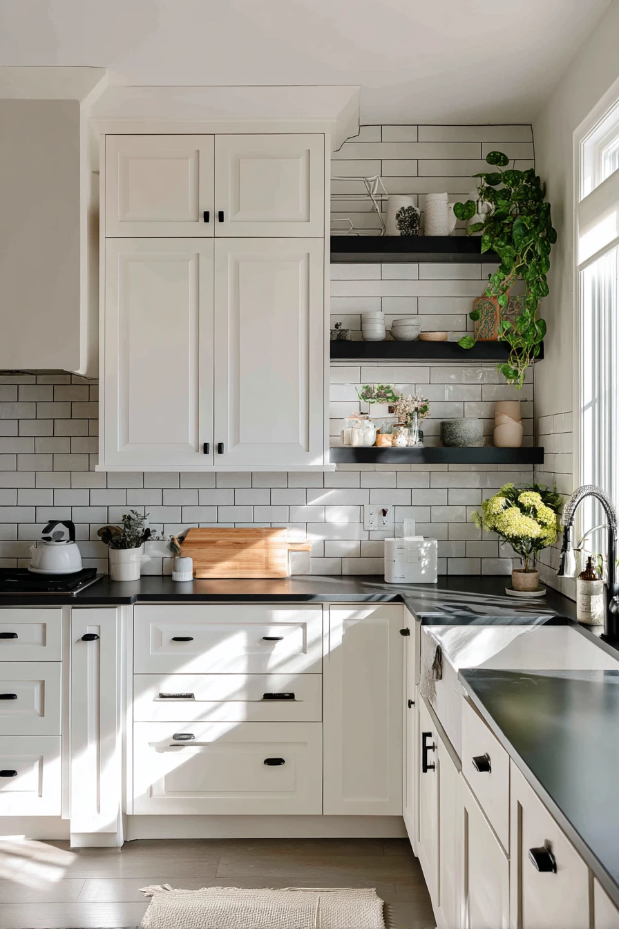 Soft Modern Family Kitchen