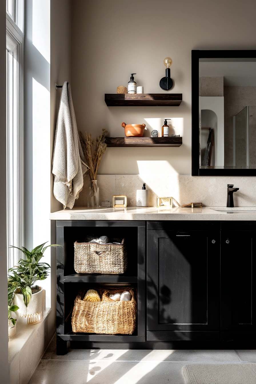 Weekend Reset in a Moody Family Bathroom