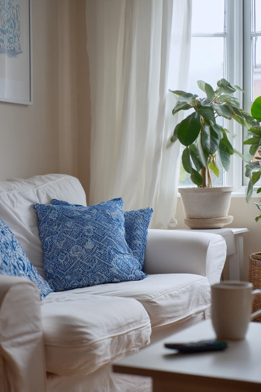 Budget-Friendly Blue and White Update