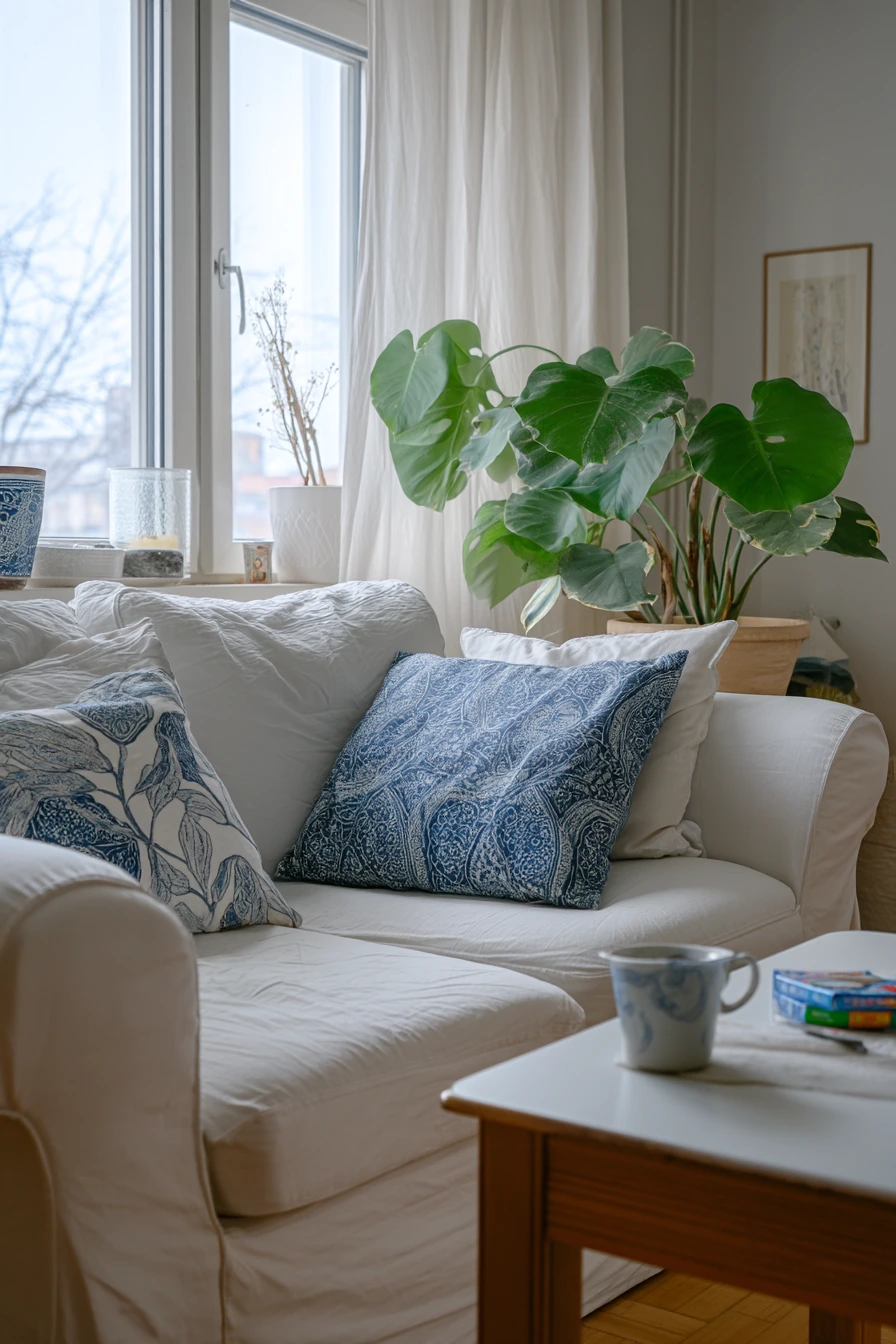 Budget-Friendly Blue and White Update