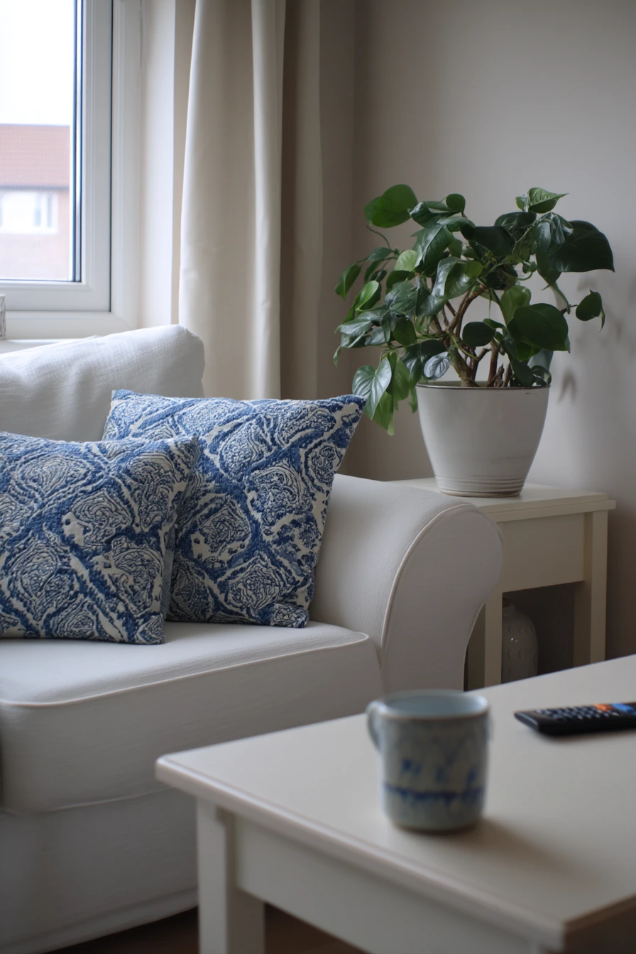 Budget-Friendly Blue and White Update