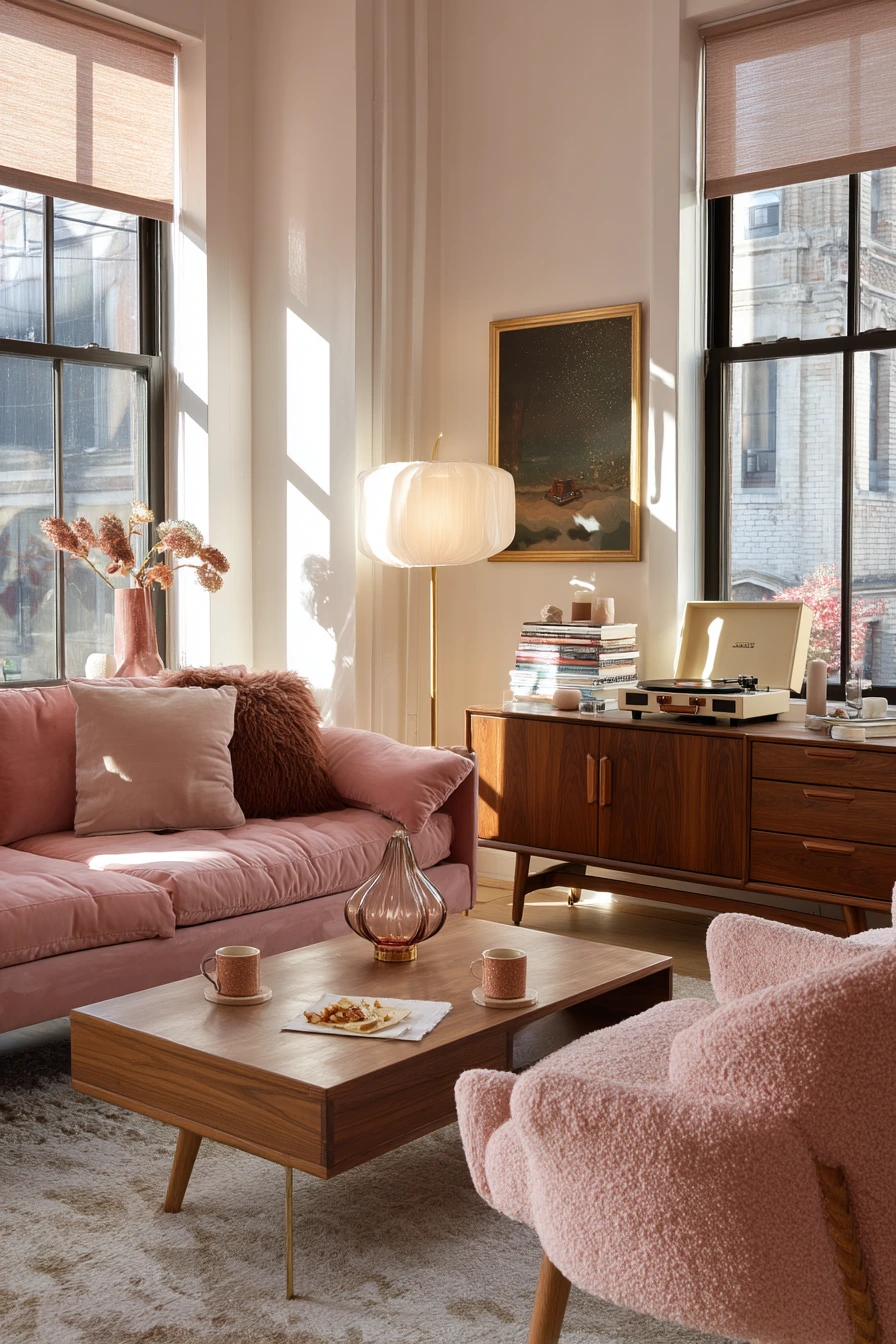 Mid-Century Blush for Everyday Hosting