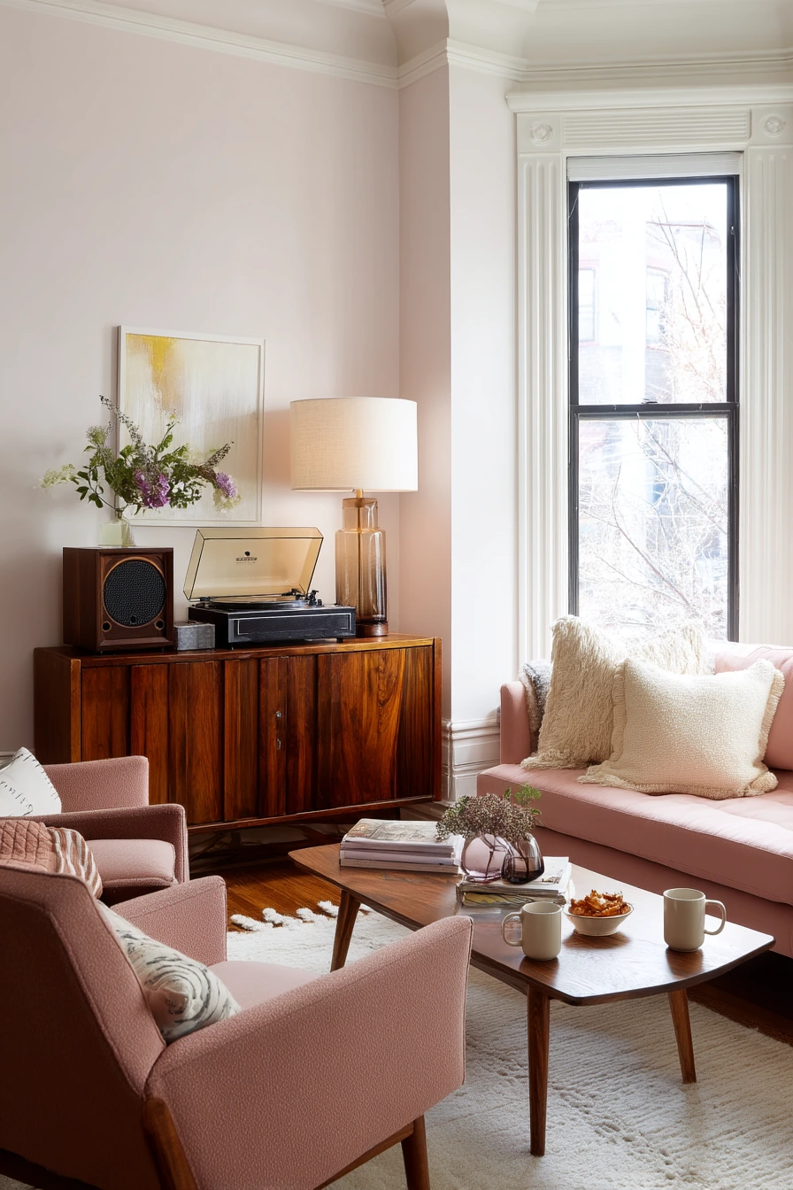 Mid-Century Blush for Everyday Hosting