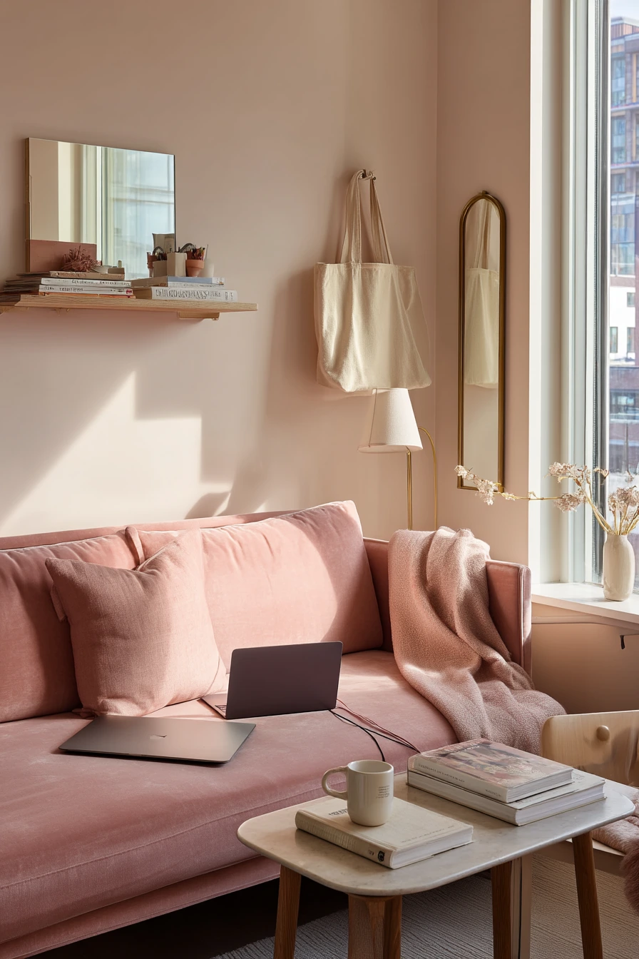 Small Apartment Corner with Clever Storage