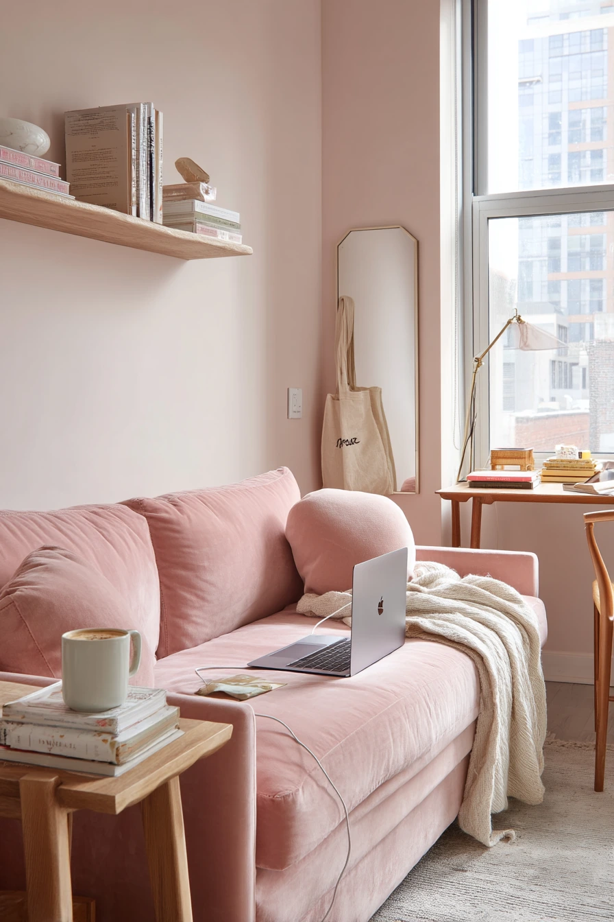 Small Apartment Corner with Clever Storage