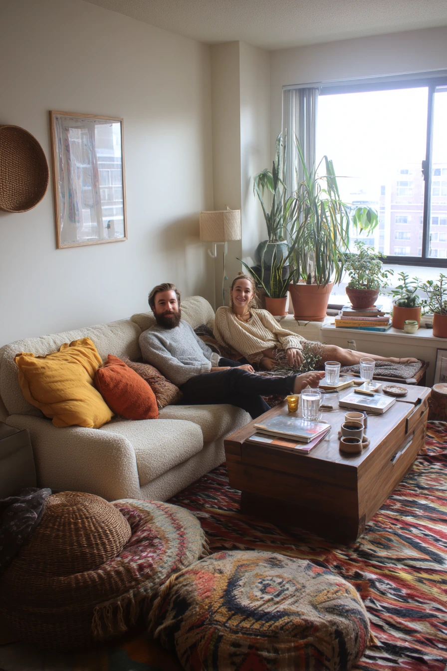 bohemian living room ideas