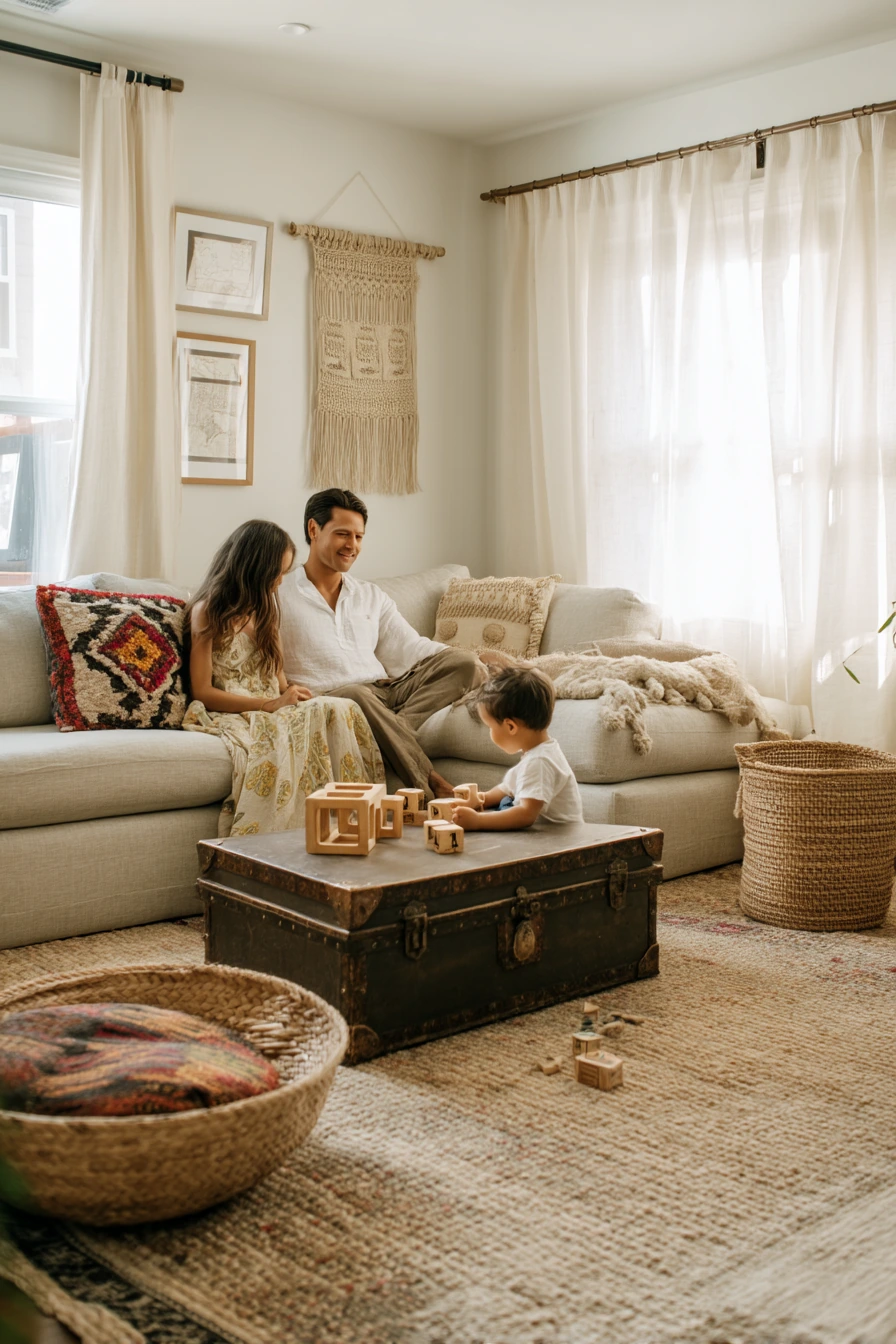 Family-Friendly Boho With Kid Energy