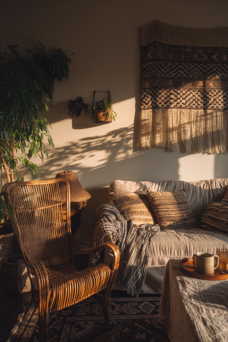 Weekend Reset Boho Living Room