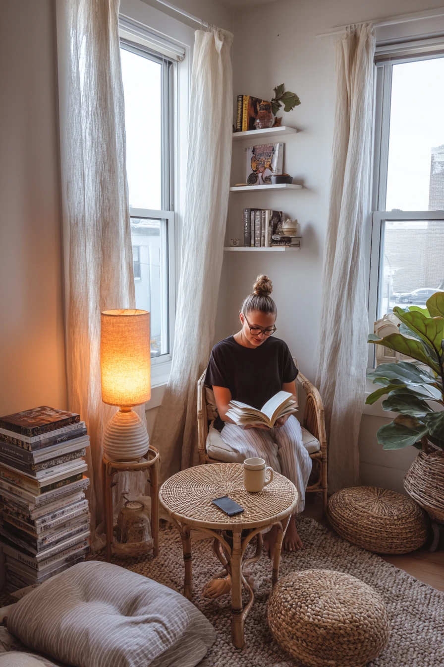 Small-Space Boho Nook for One
