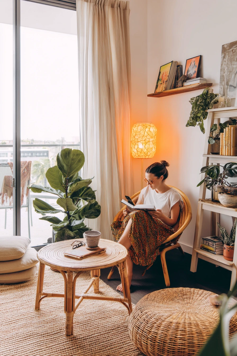 Small-Space Boho Nook for One