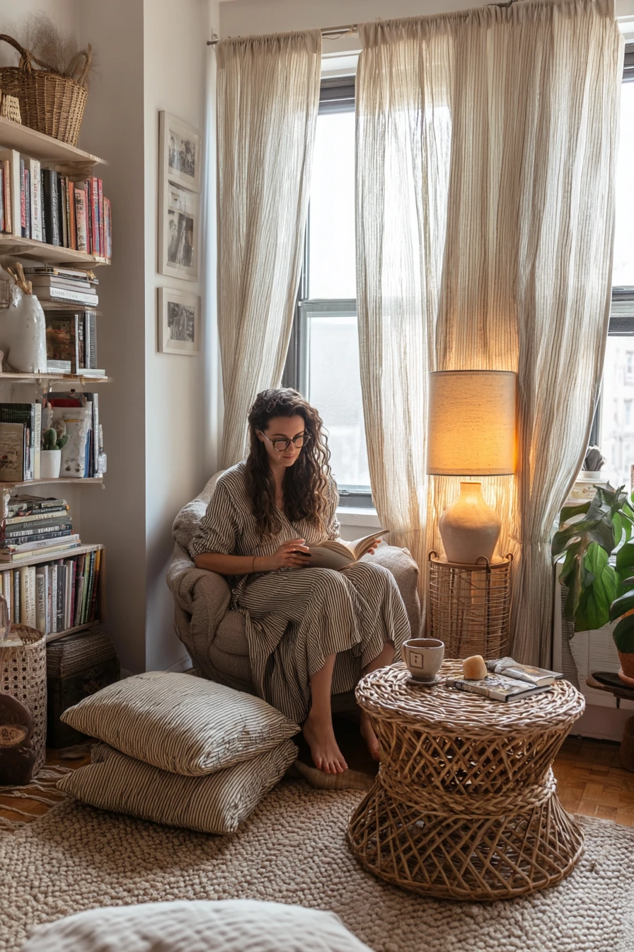 Small-Space Boho Nook for One