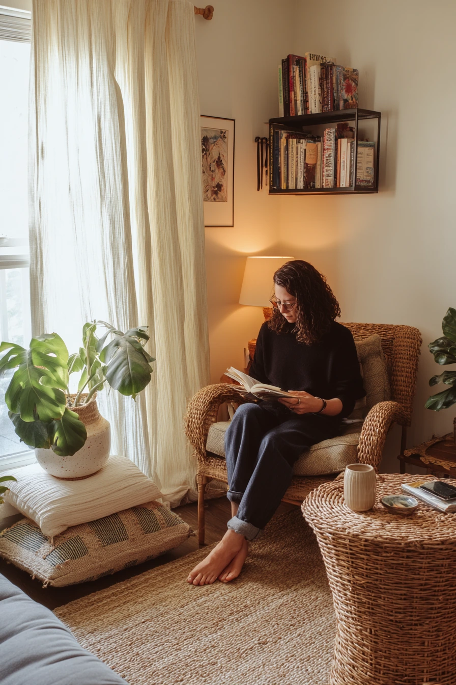 Small-Space Boho Nook for One