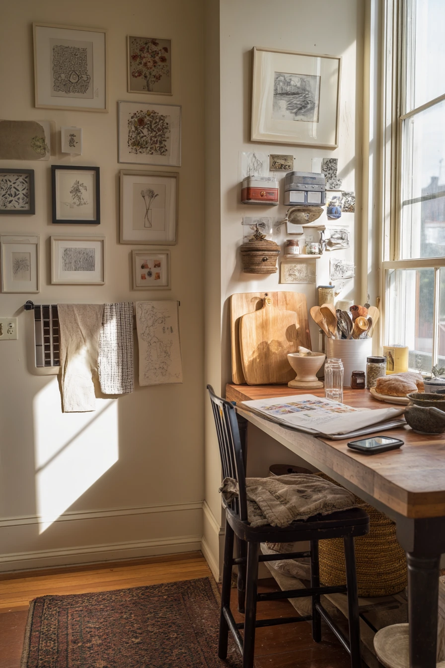 Creative Corner with Artisan Boho Details