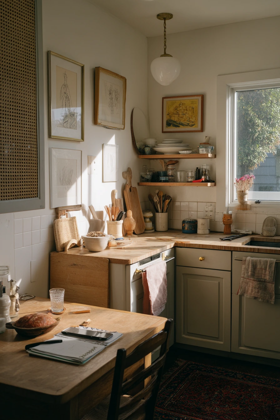 Creative Corner with Artisan Boho Details