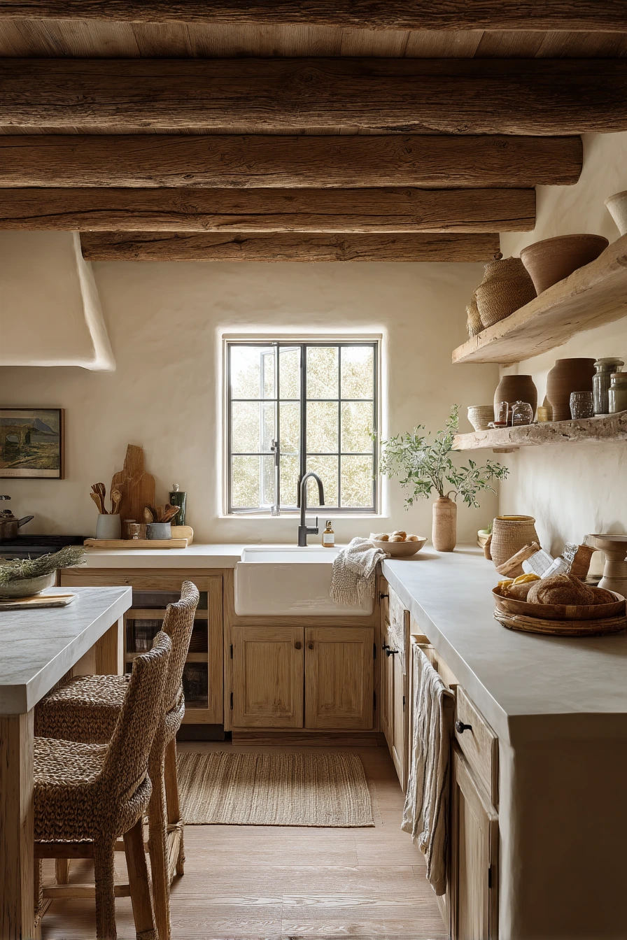 Farmhouse-Boho Kitchen with Everyday Calm