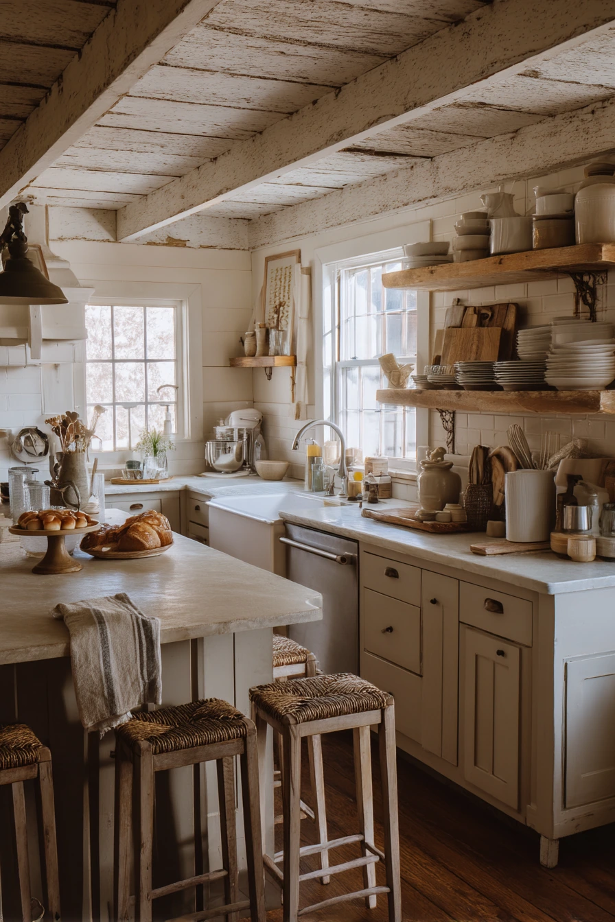 Farmhouse-Boho Kitchen with Everyday Calm