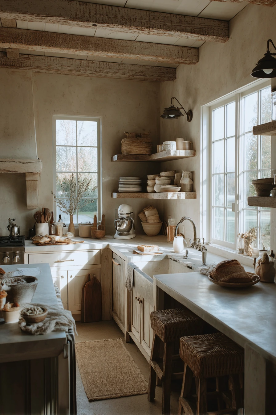 Farmhouse-Boho Kitchen with Everyday Calm