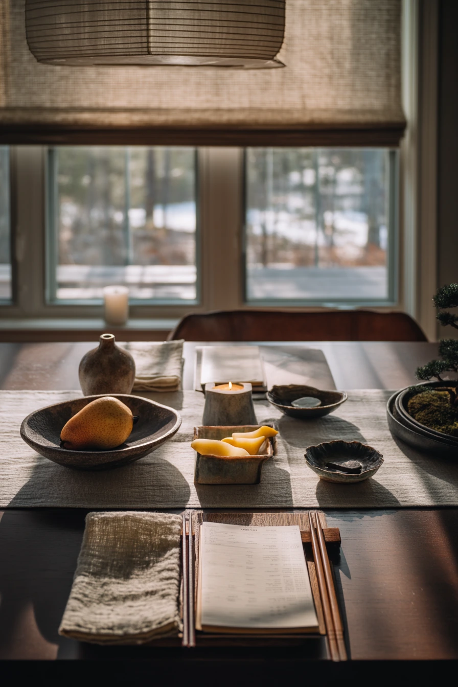 Dining Table Bonsai Styling for Everyday Meals